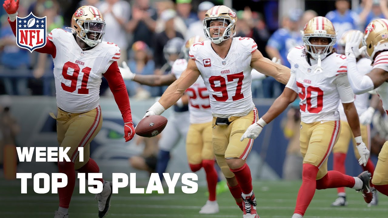 Top 15 Plays From Week 1 | 2025 NFL Season