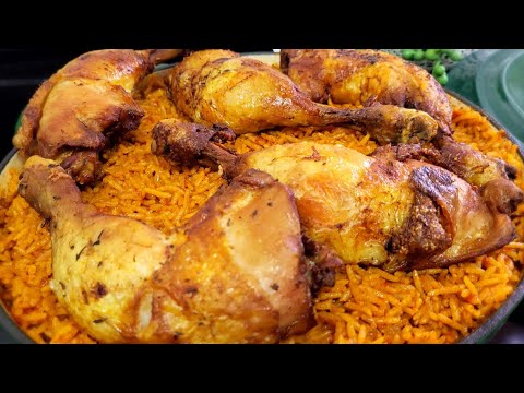 LES'T COOK WITH ME A NIGERIAN SMOKE PARTY JOLLOF RICE AND CHICKEN.
