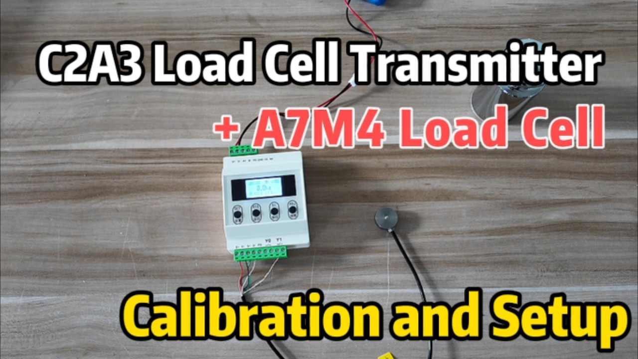 ST Indicator +A7M4 Load Cell Calibration and Setup Tutorial