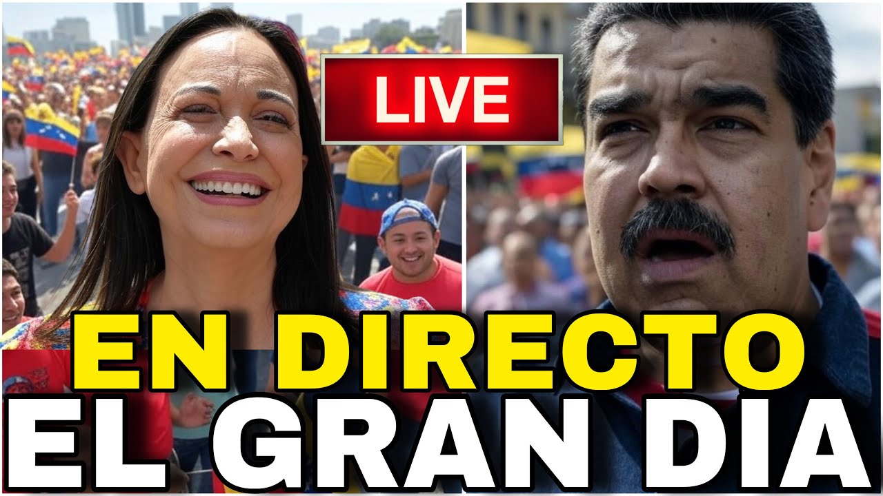 EN VIVO 🔴: PÁNICO EN MIRAFLORES LLEGÓ EL GRAN DIA MARIA CORINA EN LA CALLE  EL MUNDO SE MOVILIZA