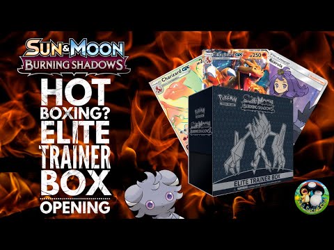 Is It A Hot Box??? Pokemon Burning Shadows Elite Trainer Box Card Opening - Gold Ahoy!
