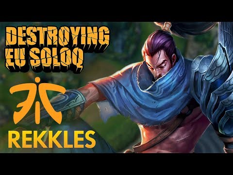 Destroying EU SoloQ: Fnatic Rekkles - Yasuo Bot Lane - KDA 20/5/10