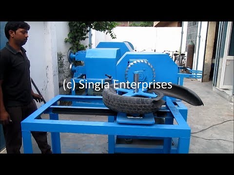 Car/Jeep Tyre Cutting Machine