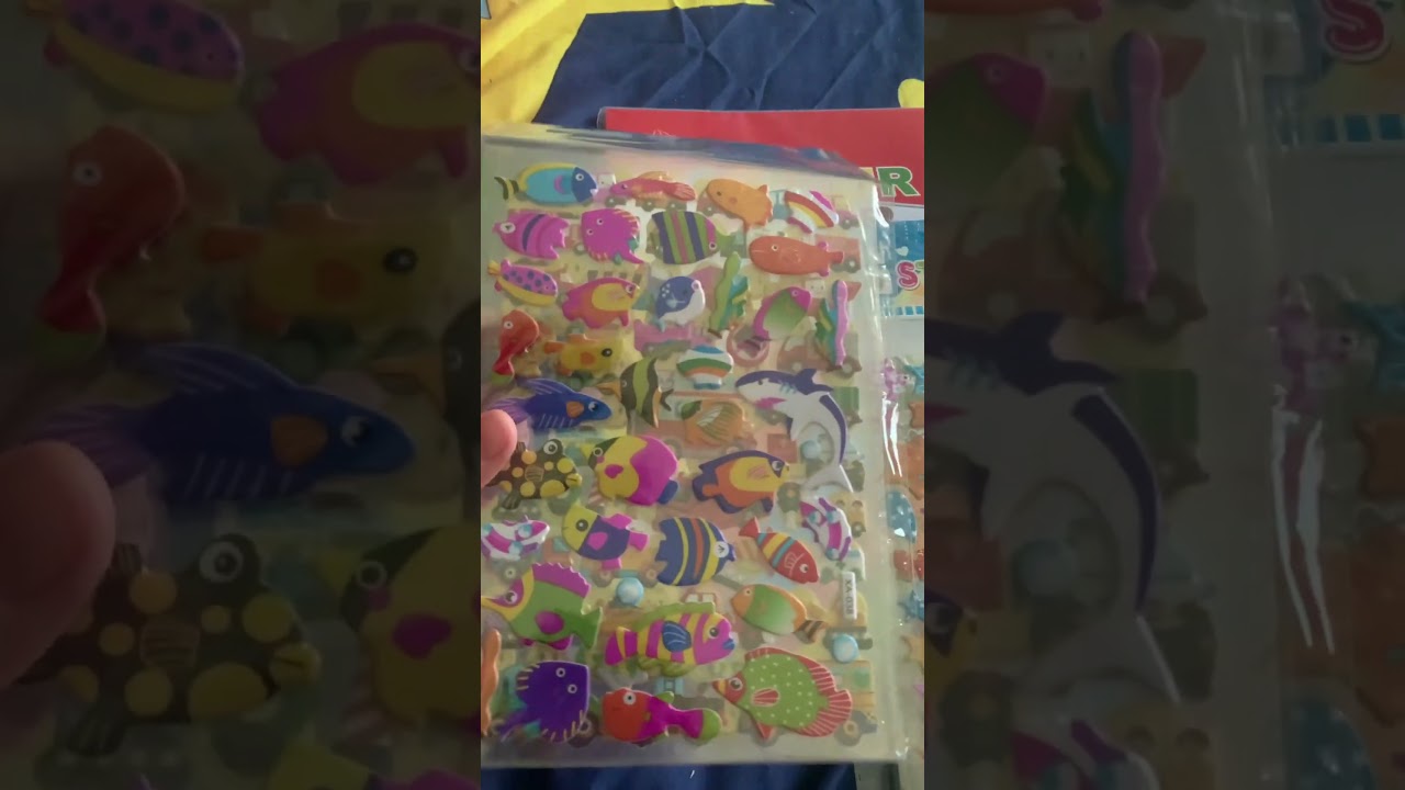 Beautiful and cute fish stickers