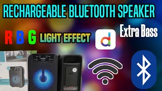 RGB Bluetooth speaker unboxing Academy With Anusha
