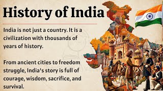 The Full History Of India | Learn English Through Story Level 2 🔥 | Improve Your English Fluency ✅️
