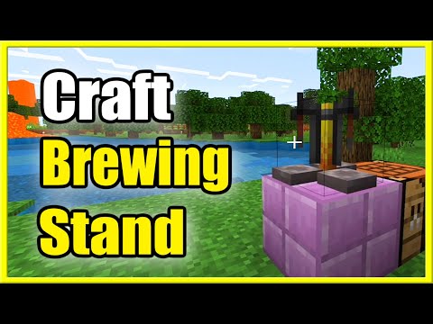 YourSixGaming - How to Make Brewing Stand in Minecraft (Make Potions!)
