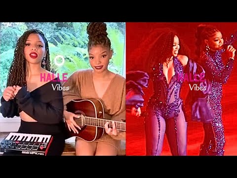 Halle and Chloe Bailey Share the Sweetest Sister Moments ❤️😍🫶 