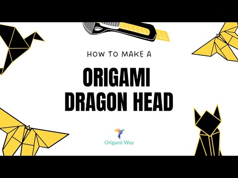 Origami Dragon Head