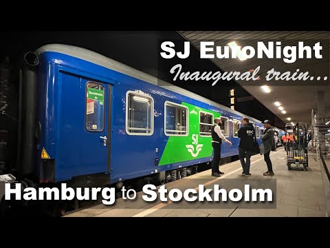 Hamburg to Stockholm by SJ EuroNight sleeper train