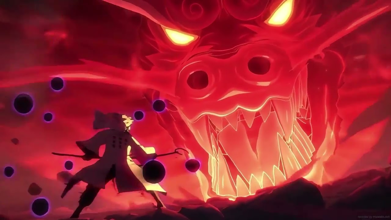 lively wallpapers six paths madara vs eight gates might guy 4k