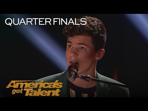 Joseph O'Brien: 20-Year-Old Sings Original, "We Could Build A House" - America's Got Talent 2018