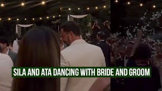Sila Turkoglu and Ata Yildiz Dancing with Bride and Groom !Halil Ibrahim Ceyhan Busy