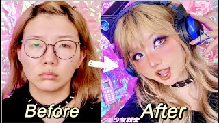 Barbie Doll E-girl Makeup for Halloween OR everyday ❤️