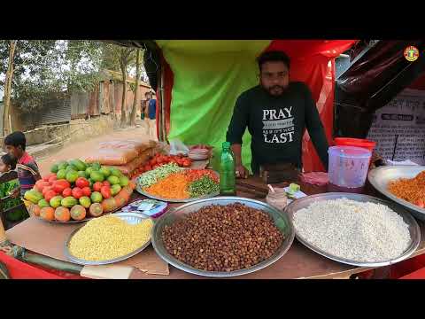 Art of Making Village Style Bangladeshi Tasty Masala Chanachur! Bd Food