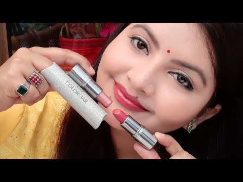 Colorbar glitter me all fairytale luminizer and lipstick duo review & demo | expensive? affordable? Video