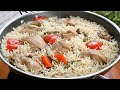 Cooking Arabian White Kabsa With Chicken And Rice   Easy And Good Recipe