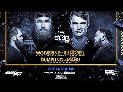 POWER SLAP 16: WOLVERINE X KLINGBEIL | CARD PRELIMINAR AO VIVO E COM IMAGENS
