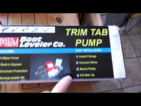 UNBOXING - Insta-trim Boat Leveler Pump