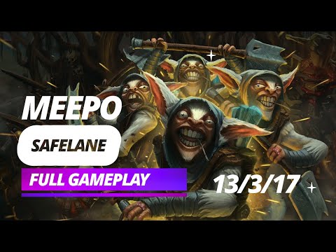 Safelane Meepo  | Dota 2 meepo | how to play meepo dota 2 | dota 2 meepo build