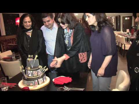 Moments with zeenat aman chak89 Cake