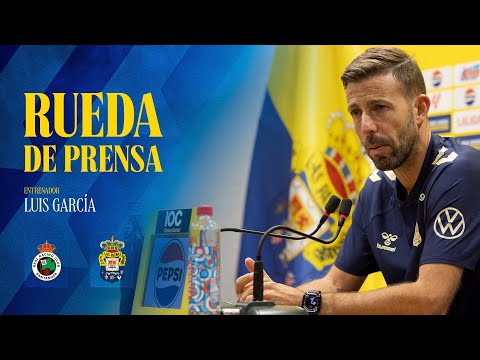 Rueda de prensa de Luis García previa al partido Real Racing Club vs UD Las Palmas | UD Las Palmas