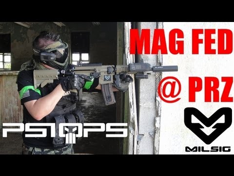 MILSIG Mag Fed at PRZ paintball
