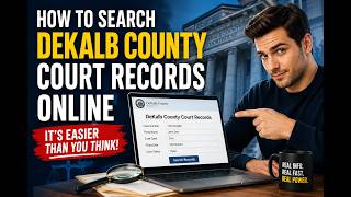 How to search DeKalb County court records online