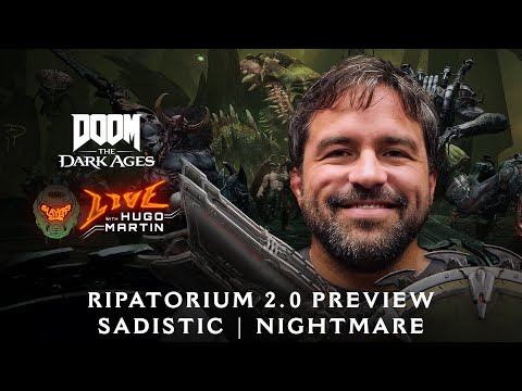 Slayers Club Live | DOOM: The Dark Ages | w/ Hugo Martin - Ch. 18 Ripatorium 2.0 on Sadistic!