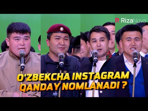 QVZ 2021 | Savol javob sharti | O'zbekcha instagram qanday nomlanadi ?
