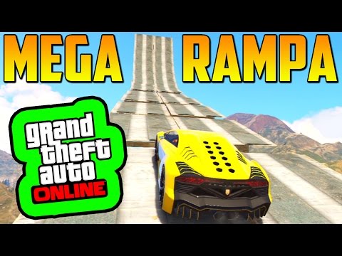 MEGA RAMPA!! + FINAL EMOCIONANTE!! - GTA 5 Online Funny Moments