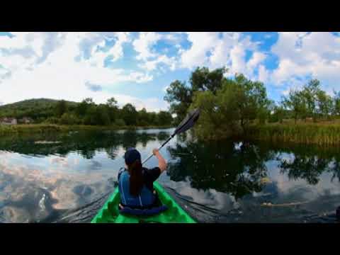VR 360 Gacka river kayaking, Velebit aktivnosti -  Otočac Lika  5.7K