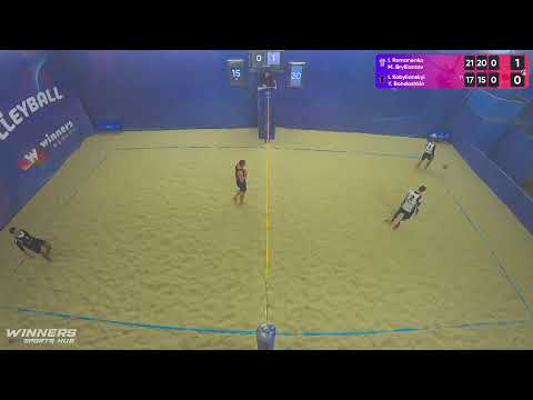 18:05I. Romanenko / M. Brylliantov-I. Kobylianskyi / Y. Bohdashkin27.12.2022|Winners BeachVolleyball
