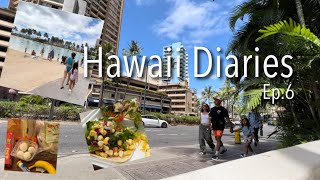 Travel Vlog || Pools in Hilton Hawaiian Village/Ala Moana SC #ハワイ #Hawaii #グアム #海外旅行
