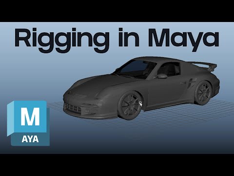 Rigging a car in MAYA | Porsche