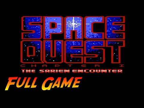 Space Quest 1 - The Sarien Encounter | Complete Gameplay Walkthrough - Full Game | No Commentary