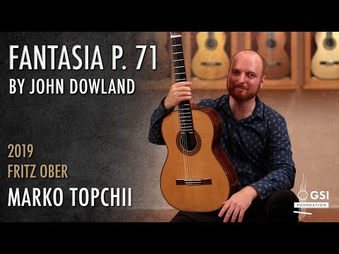Marko Topchii performs John Dowland's "Fantasia P. 71" on a 2019 Fritz Ober classical guitar