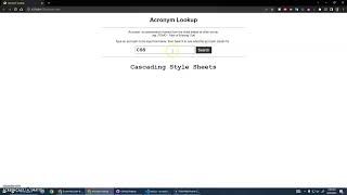 05 CYU ASGN - Acronym Lookup Instructions