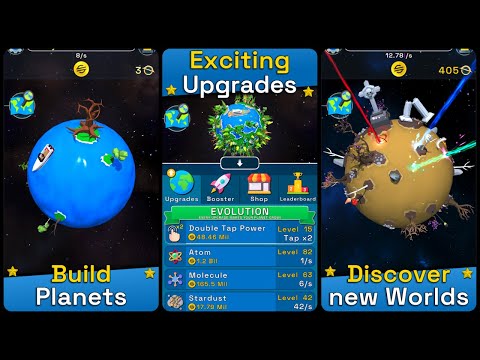 Planet Evolution: Idle Clicker Mobile Game | Gameplay Android & Apk - YouTube