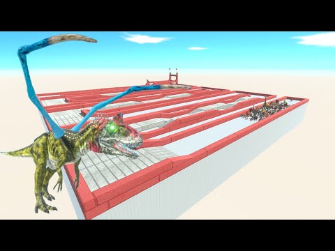 Escape From Alien Cryolophosaurus - Last Survivor - Animal Revolt Battle Simulator