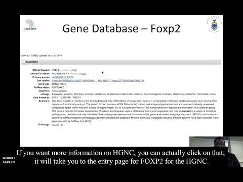 introduction to bioinformatics H3ABionet course (databases and resources) part 4