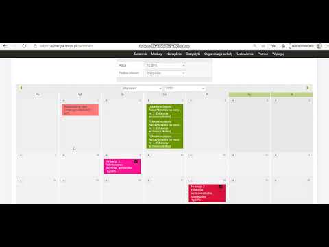 Librus Synergia - Calendar