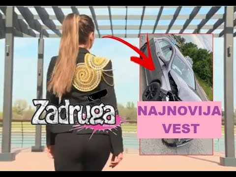 STRAVIČAN UDES AUTOMOBIL POTPUNO HAVARIIISAN - Trebalo je da uđe u Zadrugu a SADA #zadruga #zadruga5
