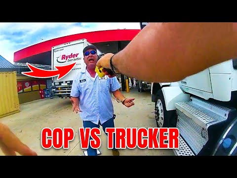 Cop vs Trucker Ends in Complete Chaos