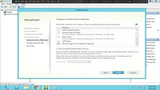 Citrix Storefront - How to create a Store