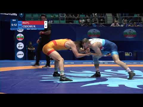 Repechage FS - 70 kg: J. RILEY (AUS) v. N. COJOCARU (GBR)