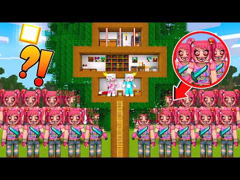 MOMON & ATUN BANGUN RUMAH POHON UNTUK SEMBUNYI DARI NAYKILA EXE @BANGJBLOX