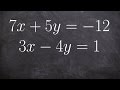 How Do We Solve A System Of Linear Equations Using Any Method