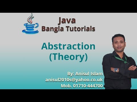 Abstract Classes And Methods With Example Java Programming Bengali
