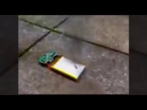 Eksplodująca bateria w telefonie 